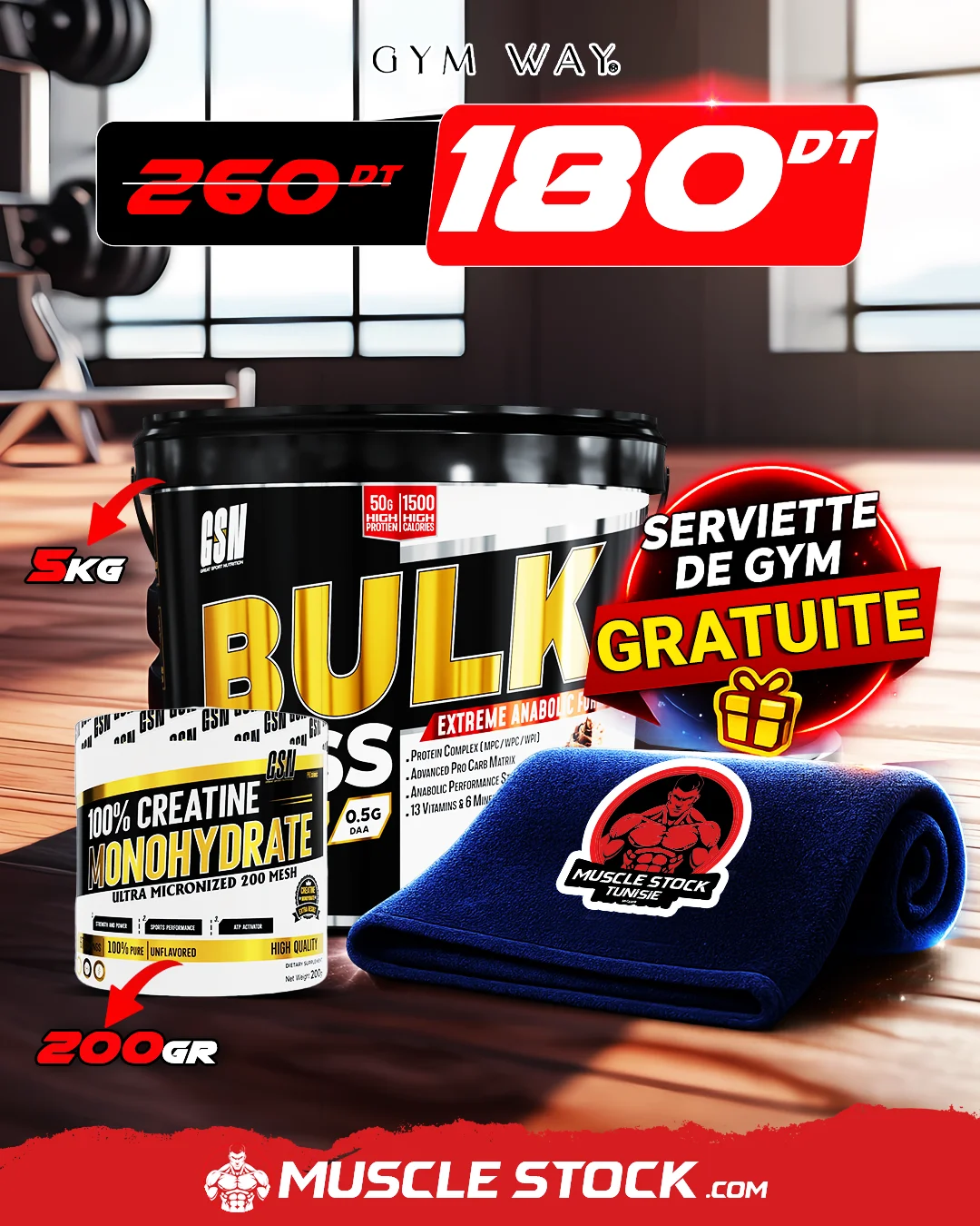 PACK BULK5 + CREA