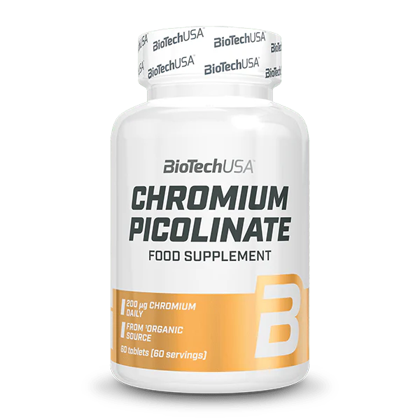 CHROMIUM PICOLINATE 60 TABLETS - BIOTECH USA
