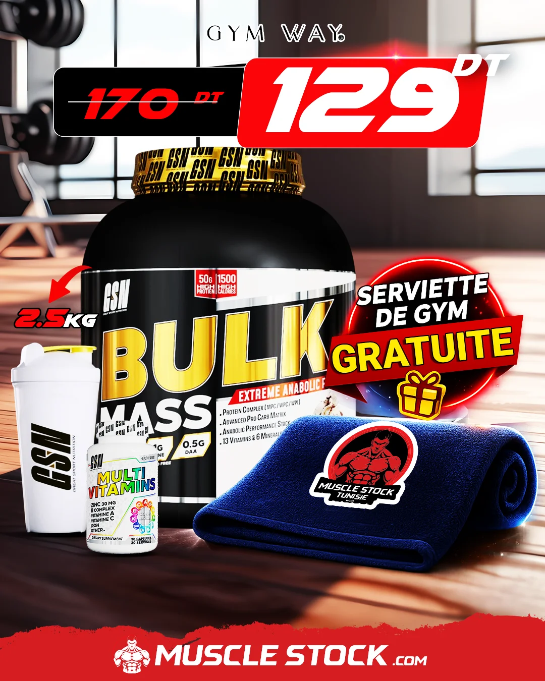 PACK BULK 2.5KG