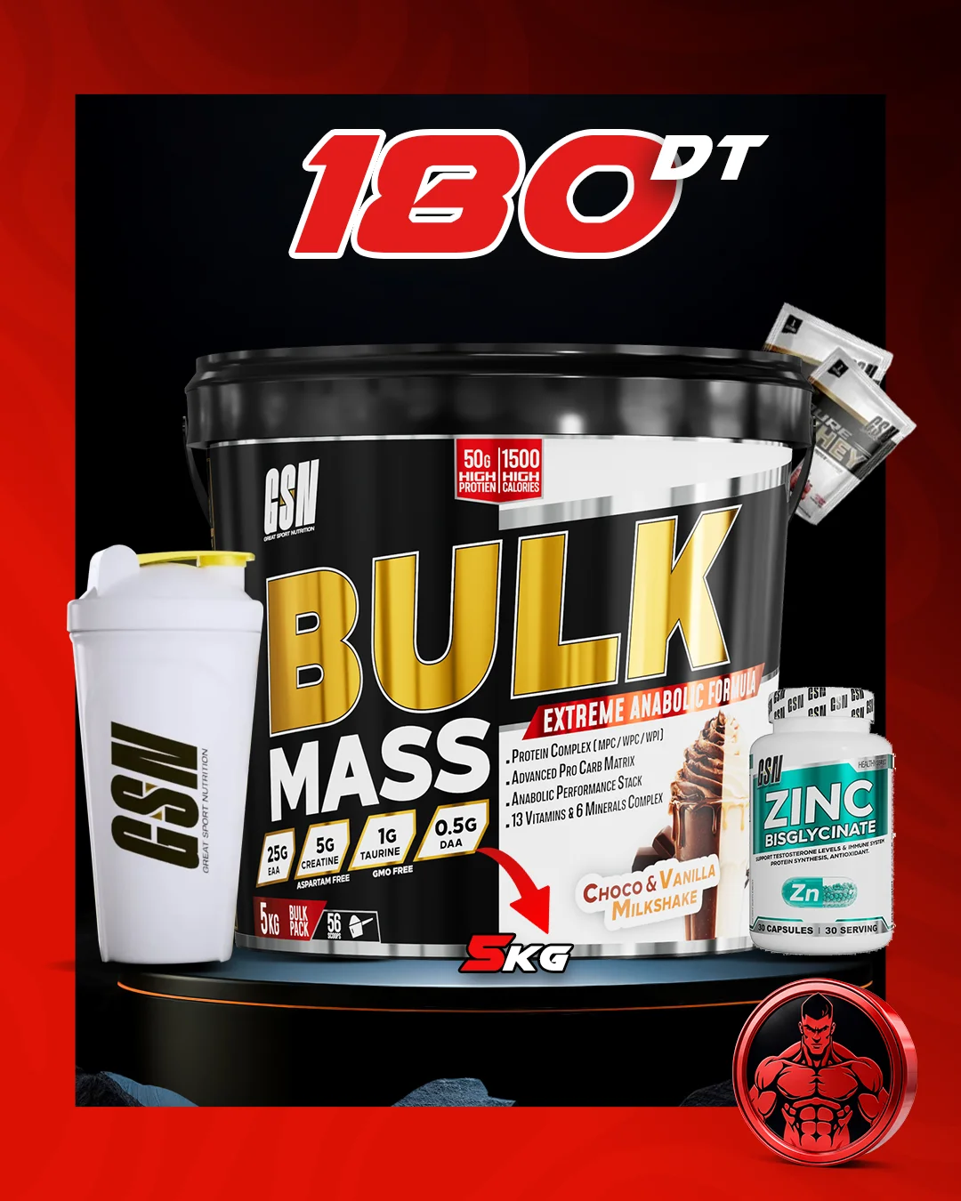 PACK BULK MASS 5K