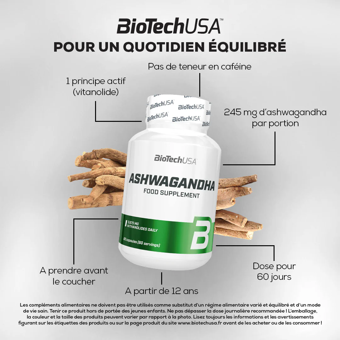 ASHWAGANDHA 60 CAPSULES