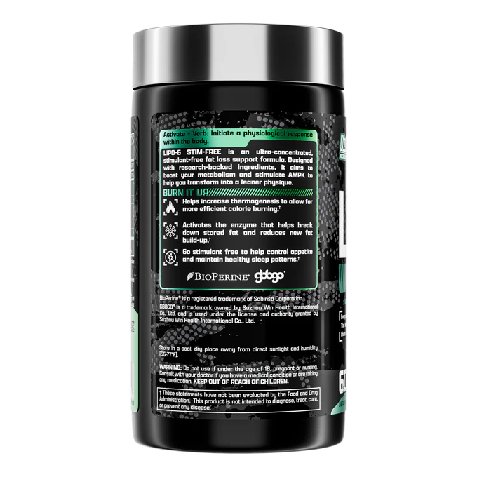 LIPO6 STIM-FREE 60CAPSULES